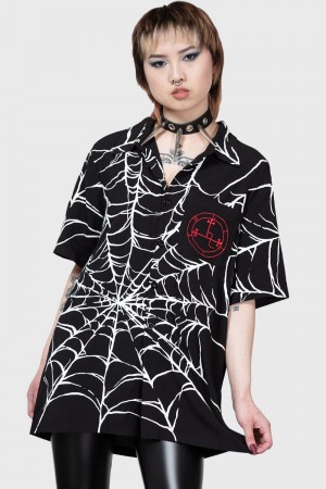 Killstar All Eternity Shirt Černé | HUTIVF-869