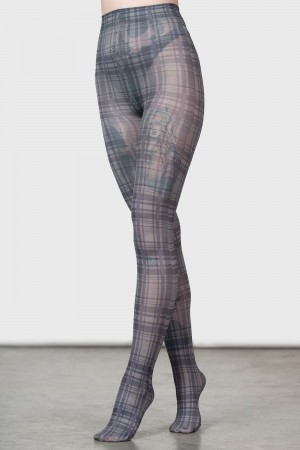 Killstar Anna Tights Černé | TJDOEW-798