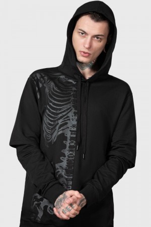 Killstar Bad2the Hoodie Černé | TOQSPE-684