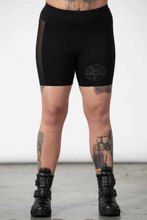 Killstar Bad Dream Shorts Černé | HUBAGF-862