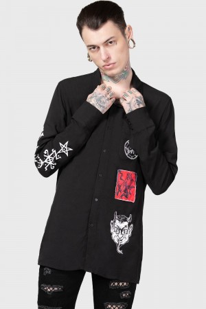 Killstar Barabtos Shirt Černé | GRPEVJ-143