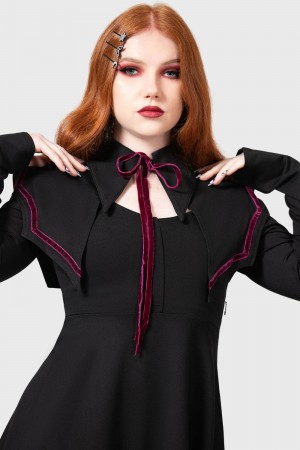 Killstar Bat Magic Šaty Černé | YXHLEP-584