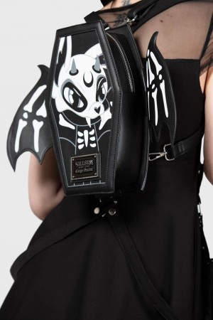 Killstar Batbone Backpack Černé | XFTLEG-834
