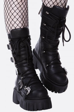 Killstar Beelzebub Boots Černé | HSFVQG-385