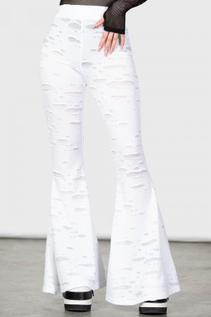 Killstar Biter Flares [WHITE] Bílé | ZJYWBD-340
