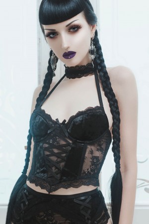 Killstar Cardinal Sins Bralet Černé | DALENJ-420
