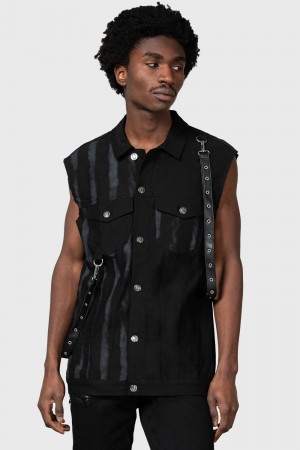 Killstar Carnevil Vest Černé | HEQSJM-241