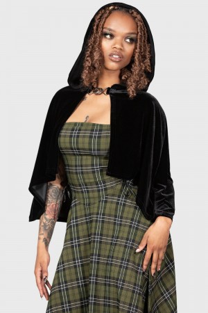 Killstar Caylley Cloak Černé | ZIFWTR-890