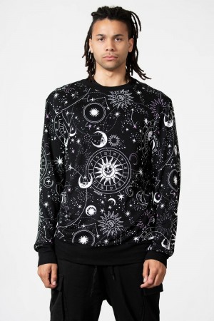 Killstar Corvus Lounge Sweatshirt Černé | USGEJP-715