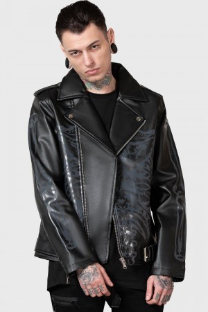 Killstar Craniocaudal Cyklistické Jacket Černé | FPZICE-035