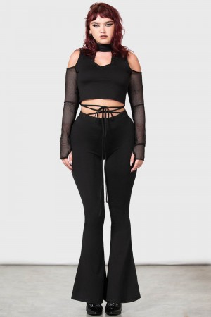 Killstar Creep Dawn Flares Černé | FAMXJI-287