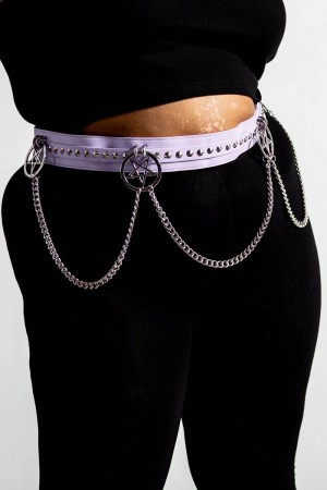 Killstar Curses Belt [LILAC] [PLUS] Lilac | TBYKLI-917