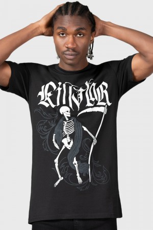 Killstar Danse Macabre T-Shirt Černé | KUVXBY-723