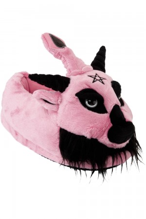 Killstar Dark Lord Slippers [BUBBLEGUM] Růžové | KPLFXU-570