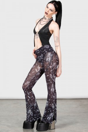 Killstar Dazed Skull Flares Černé | KUDICW-536