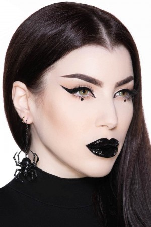 Killstar Deadly Earrings [B] Černé | NZGWVB-813