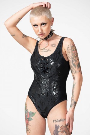 Killstar Depths Of Hell One Piece Černé | MFQIYS-215