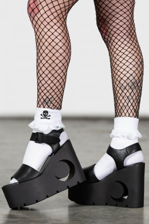 Killstar Deva Sandals Černé | MGEDUH-780