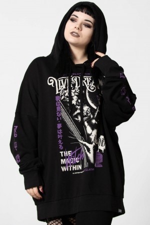 Killstar Dream Oversized Hoodie Černé | XOAQHU-953