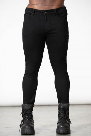 Killstar Every Daze Jeans Černé | TSUGYN-432