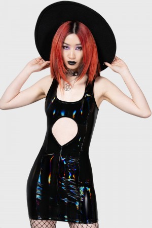 Killstar Famed and Iconic Šaty Rainbow | FURDKG-156
