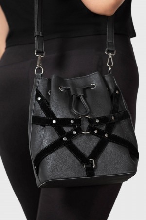 Killstar Faye Realm Bag Černé | FRXDOV-928