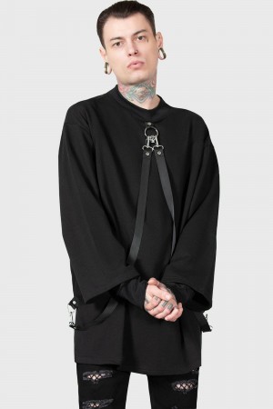 Killstar Flayer Sweatshirt Černé | GKDTAB-541