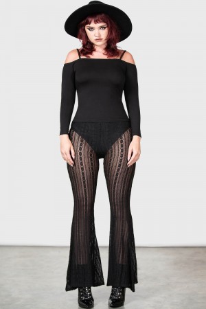 Killstar Franca Flares [B] Černé | BVKLIQ-214