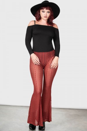 Killstar Franca Flares [RED] Červené | UHIWBQ-561