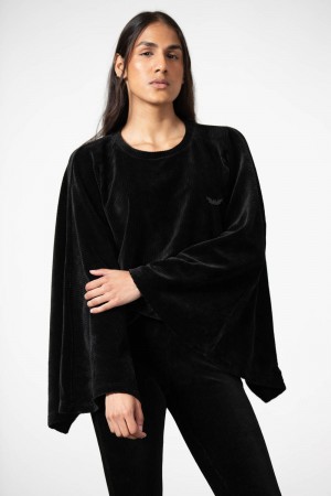Killstar Ghastly Dreams Batwing Top Černé | EMIKOW-408