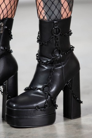 Killstar Gloomed and Doomed Boots Černé | EQKSJC-506
