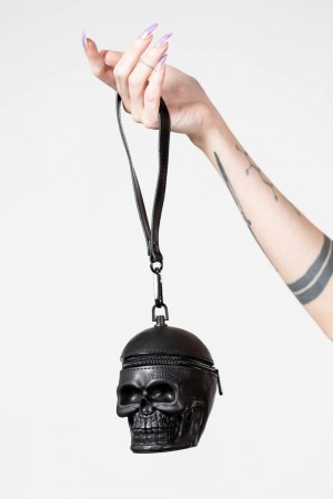 Killstar Grave Digger Coin Purse Černé | HYMSRP-194