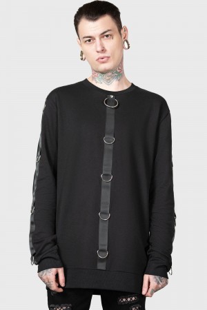 Killstar Hades Heaven Sweatshirt Černé | RTNUKG-172