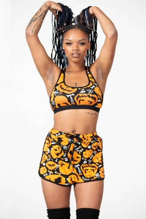 Killstar Haunt It Bralet Černé | MEYGZO-367