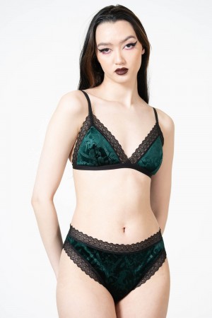 Killstar Hear Me Roar Panty [EMERALD] Zelene | DYIFUR-104