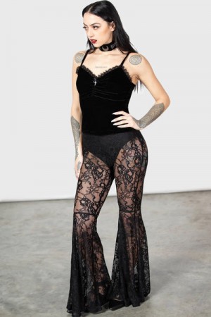 Killstar Heartfelt Mercy Flares Černé | PMBJFW-526