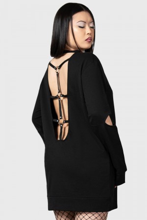 Killstar Heim Seeker Sweatshirt Černé | CIROFV-314