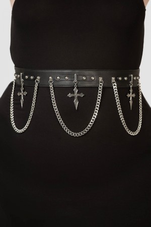 Killstar Hope To Die Cross Belt [PLUS] Černé | RMDBNE-705