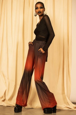 Killstar Immortal Rave Trousers Červené | WSGJLY-130