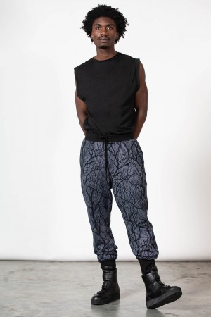 Killstar Into The Woods Joggers Šedé | MYJOLW-425