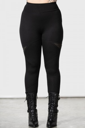 Killstar Karina Leggings Černé | ECAOQI-793