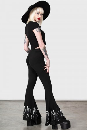 Killstar La Danse Flares Černé | VTHUQK-631