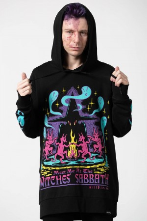 Killstar Let's Dance Pull-Over Hoodie Černé | IWODET-603