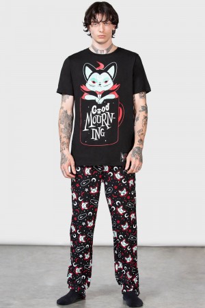 Killstar Lil Vampurr Lounge Pants Černé | UQGVEC-469