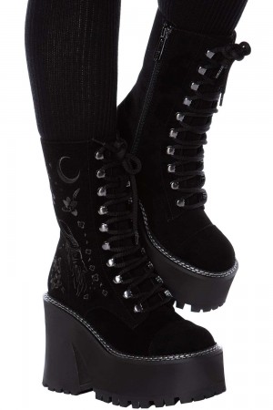 Killstar Luci-Fairy Boots Černé | ELJNZV-325