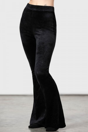 Killstar Lulluspider Flares Černé | XARJYT-052