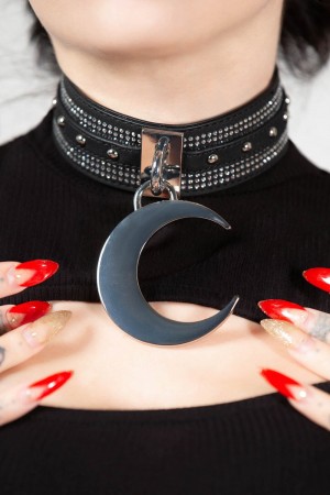 Killstar Luna Daze Choker Černé | EGFUNJ-643
