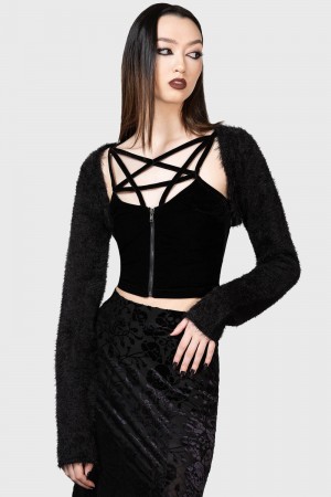 Killstar Lune Shrug Černé | JLGMHI-358