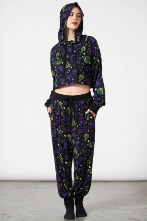 Killstar Magic Elixir Sweatpants Černé | NXSTYA-641