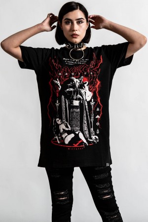 Killstar Magick T-Shirt Černé | NCLMIH-748